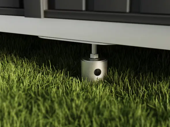 Csavaralap egyenetlen talajhoz