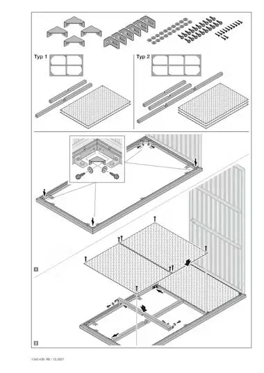 Padlólemez tüzifatárolóhoz