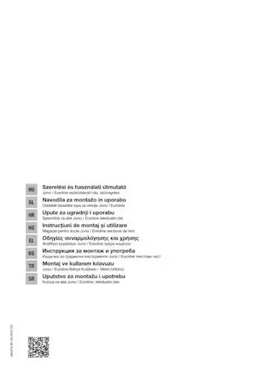 Eszköztároló ház Juno Euroline Juno Euroline SO